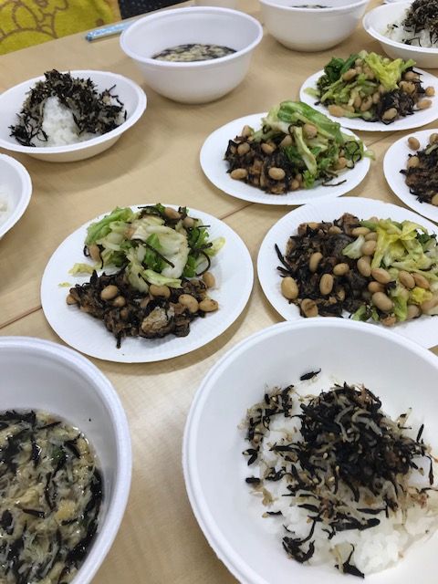 香芝西コープ委員会：㈱トーアスの学習会  “大豆・ひじき”をもっとおいしく料理に生かそう!!