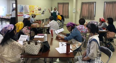 西大寺コープ委員会:タケダハム㈱学習会“ウインナー”を手作りしました