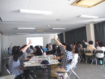 あすなら塾:~防災編~おしゃれなジェルキャンドルホルダー作り