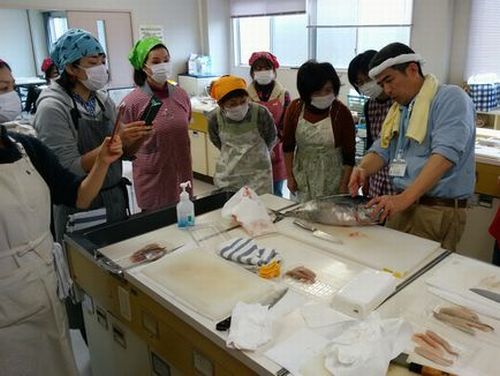 コープネット平群:毎年大好評!バイヤーから学ぶ魚のさばき方教室