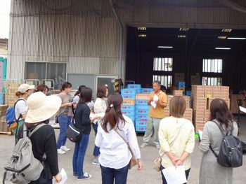 中エリア会:治道トマトの産地見学に行ってきました