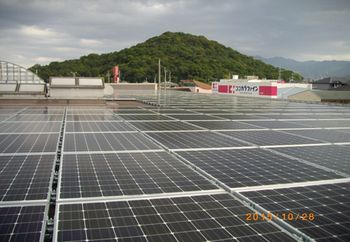 ５事業所への太陽光発電システム設置工事が完了しました