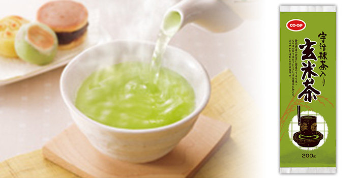 CO・OP 宇治抹茶入り玄米茶 200g