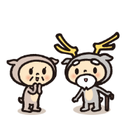 ならっぴ老夫婦 イラスト