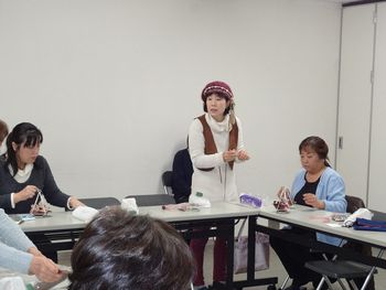 「シルクフラワーアレンジメント&楽しい試食会」を開催しました