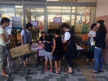 コープたかだの夏祭りに参加しました