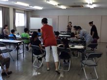 子どもお習字教室を開催しました