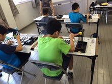 子どもお習字教室を開催しました