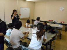 「夏休み親子で省エネ学習会」をしました