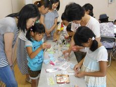 「夏休み親子で省エネ学習会」をしました