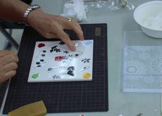 「ポーセラーツでステキな鍋敷きを作りませんか」を開催しました