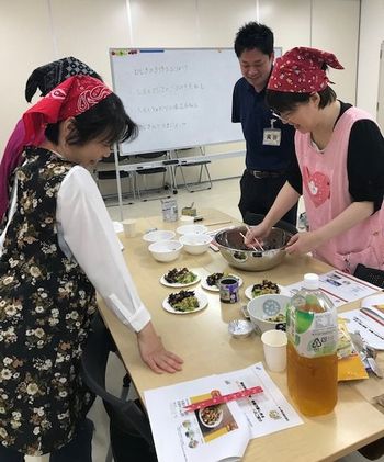 香芝西コープ委員会：㈱トーアスの学習会  “大豆・ひじき”をもっとおいしく料理に生かそう!!