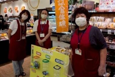 南エリア委員会:防災企画 コープみみなしで“ロングライフパン”の試食会