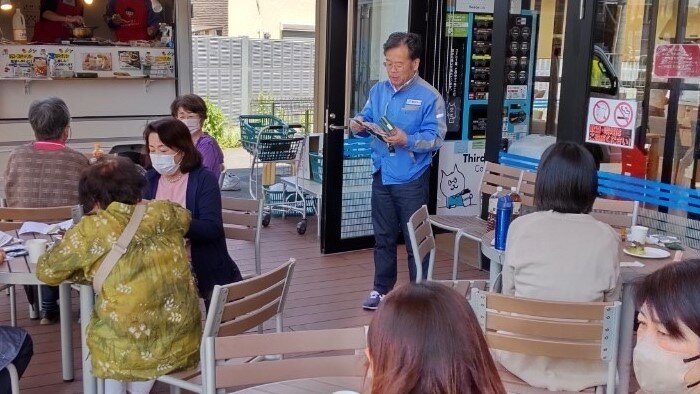 香芝西コープ委員会：キッチンカー de 試食しよう‼パエリアとえびフライ