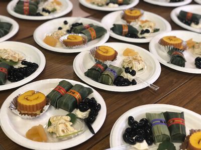 西大寺コープ委員会:組合員のつどい共催 おせち&ケーキの試食と食品ロスについて