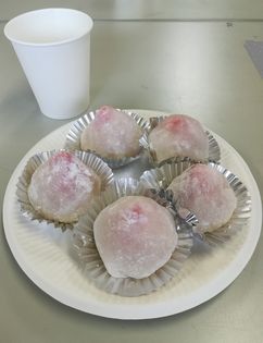 コープネット平群:いちご大福と水ようかん作り&リンパマッサージ体験