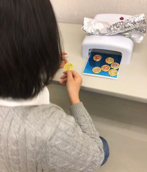 コープネット郡山西:レジンで作るキーホルダー