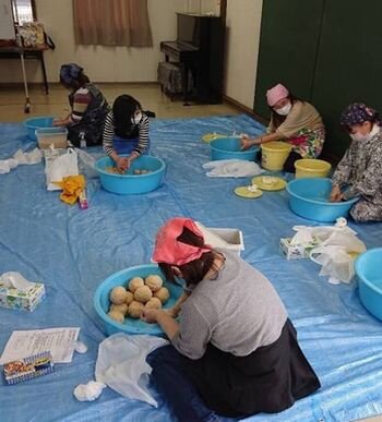 生駒北コープ委員会:“わが家の味噌”を手作りしました