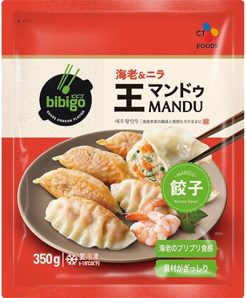 「王マンドゥ海老＆ニラ350ｇ」商品自主回収のお知らせ