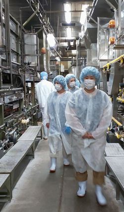 西大和コープ委員会:一正(いちまさ)蒲鉾㈱の工場見学に行って来ました!