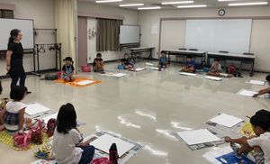 郡山東コープ委員会:毎年恒例!!夏休み子ども絵画教室を開催