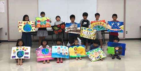 郡山東コープ委員会:毎年恒例!!夏休み子ども絵画教室を開催
