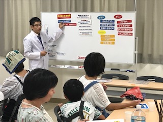 コープネット西の京:夏休み親子企画「柿の葉ずし葉巻体験」