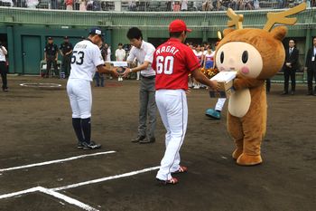 「産官学連携によるプロ野球ウエスタン・リーグ公式戦」広報協力に参加しました