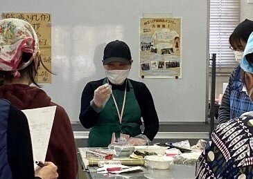 中エリア委員会：節分は手作りの恵方巻で！“鬼の飾り巻き寿司”に挑戦