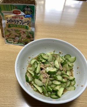 葛城コープ委員会: CO・OPライトツナフレーク(パウチ)を自宅で試食学習しました