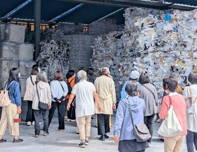 生駒東コープ委員会:トイレットペーパーの工場見学と学習