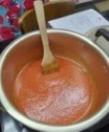 天理南コープ委員会:治道トマトのハウス見学とケチャップ作り体験