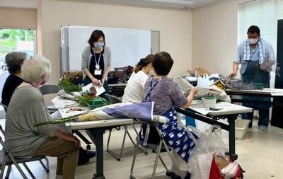 ならやまコープ委員会：十津川農園　“初夏のフラワーアレンジメント”