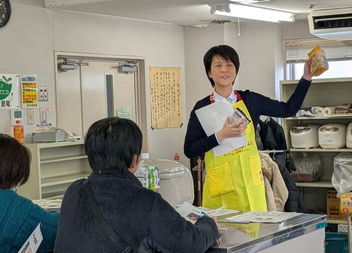 生駒東コープ委員会:東洋水産㈱の商品学習会“アレンジレシピ”も教えていただきました