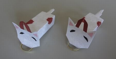 橿原北コープ委員会:干支(丑年)の箸置きを作りました