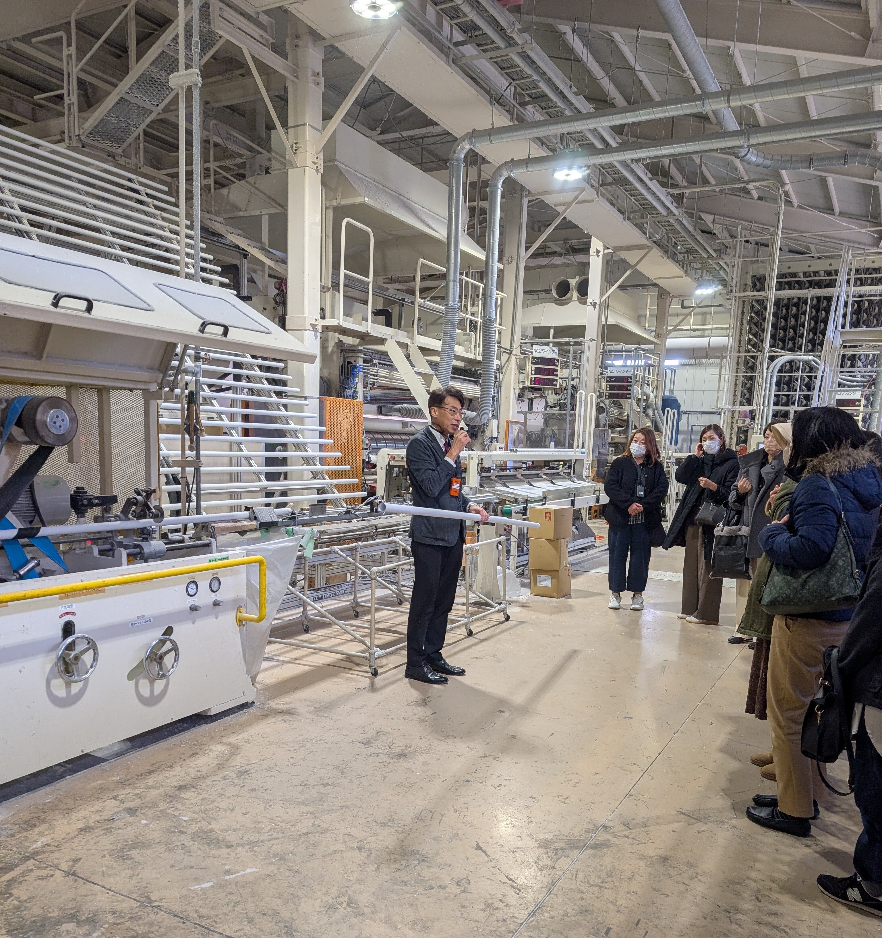 橿原南コープ委員会：トイレットペーパーの工場を見学しました