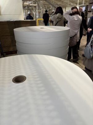 橿原南コープ委員会：トイレットペーパーの(株)リバース工場見学