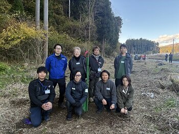 認定特定非営利活動法人桜ライン311の秋の植樹会に参加しました