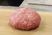 包餡機(ほうあんき)から出た直後
